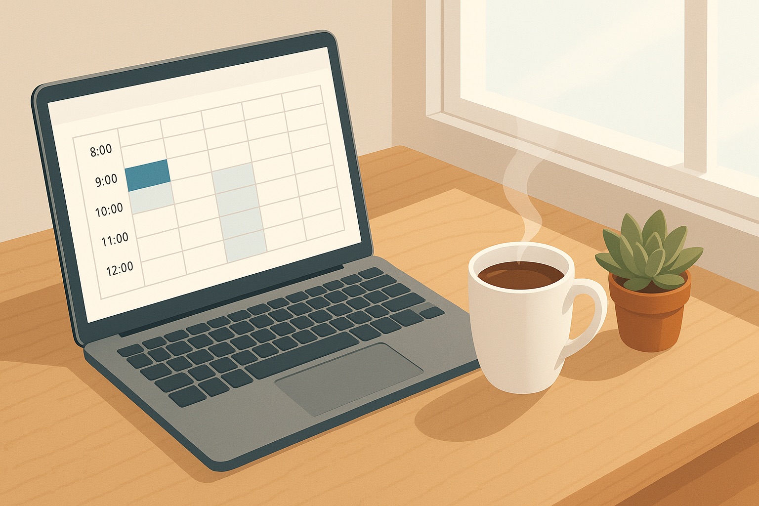 Morning routine — consistent survey habit